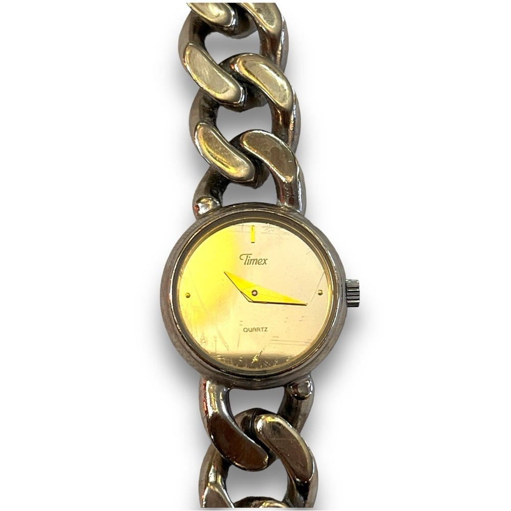 Vintage Steel Timex Ladies Watch